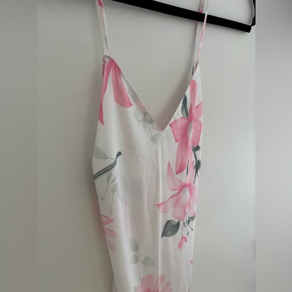 La Vie en Rose Floral Print Satin Night Slip NWT - Picture 6 of 7